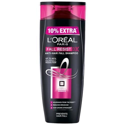 L'Oreal Paris Fall Resist - 3X Anti-Hair Fall Shampoo, 75 ml Bottle
