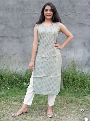 Little Moons Cotton Kurta-S