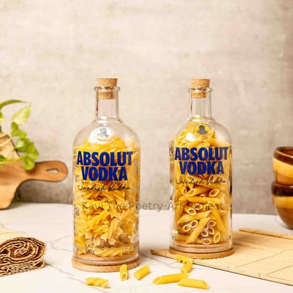 Kavi Recycled Vodka Jars (Set of Two)