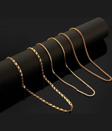 Astrodidi Gold Plated Chain ( Set of 3 )