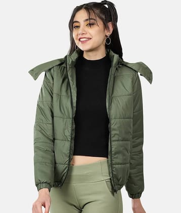 Freehand - Polyester Green Puffer