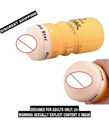 KAMAHOUSE SNAIL CUP MALE MASTURBATOR REALISTIC POCKET PUSSY STROKER VAGINA ORAL ANAL ADULT SEX TOY