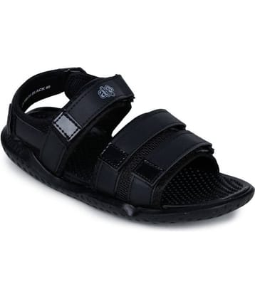 Liberty Black Mesh Floater Sandals