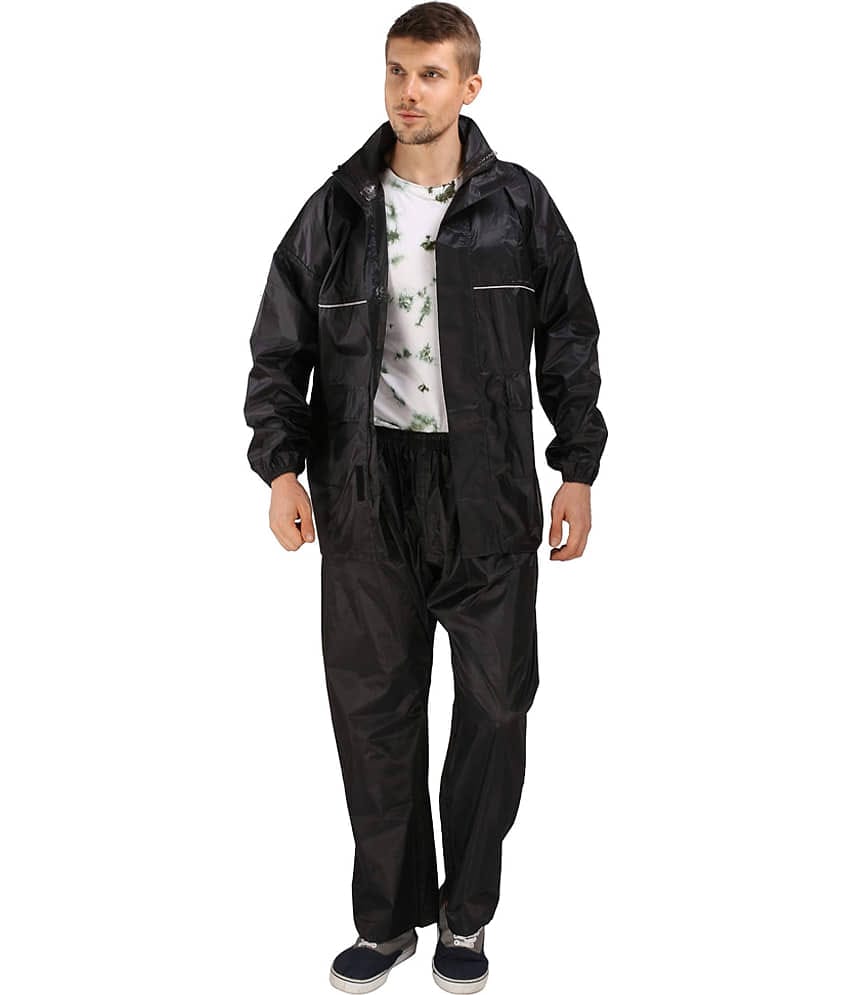 Goodluck Raincoat Set - Navy