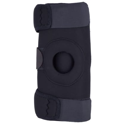 Hinged Knee Support Open Patella (Black)