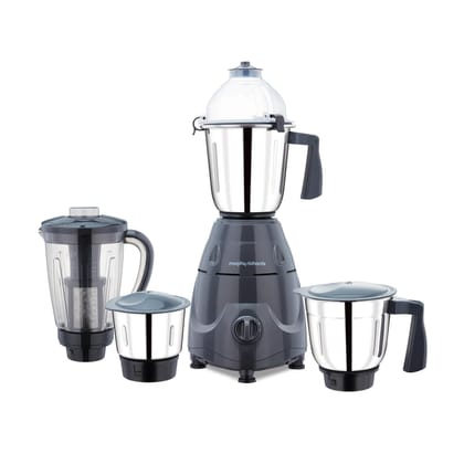Morphy Richards Icon Superb 750 Watts Mixer Grinder| 4 Stainless Steel Mixer Jars Including Juicer Jar| 3-Speed Control With Pulse Effect Mixie| 1-Yr Warranty By Brand| Dark Grey Morphy Richards Icon Superb 750 Watts Mixer Grinder| 4 Stainless Steel Mixe