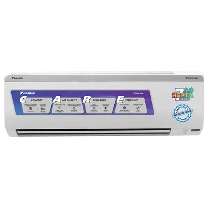 Daikin 1.5 Ton 3 Star Inverter Split AC (Copper, PM 2.5 Filter, Triple Display, Dew Clean Technology, Coanda Airflow, 2024 Model, MTKL50U, White) Daikin 1.5 Ton 3 Star Inverter Split AC (Copper, PM 2.5 Filter, Triple Display, Dew Clean Technology, Coanda