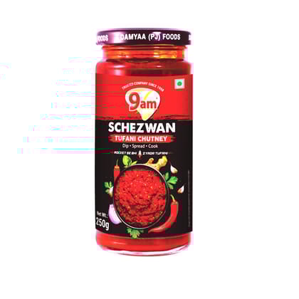 9am Schezwan Chutney, 250 gm