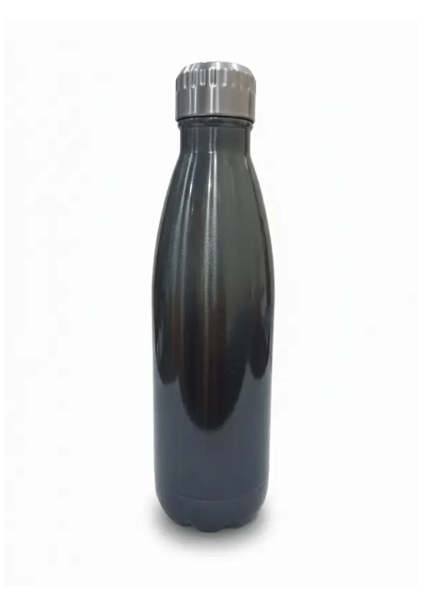 GangaH2O Smoke Grey Double Walled 750 ml Stainless Steel Bottle (Pack of 1, Grey)