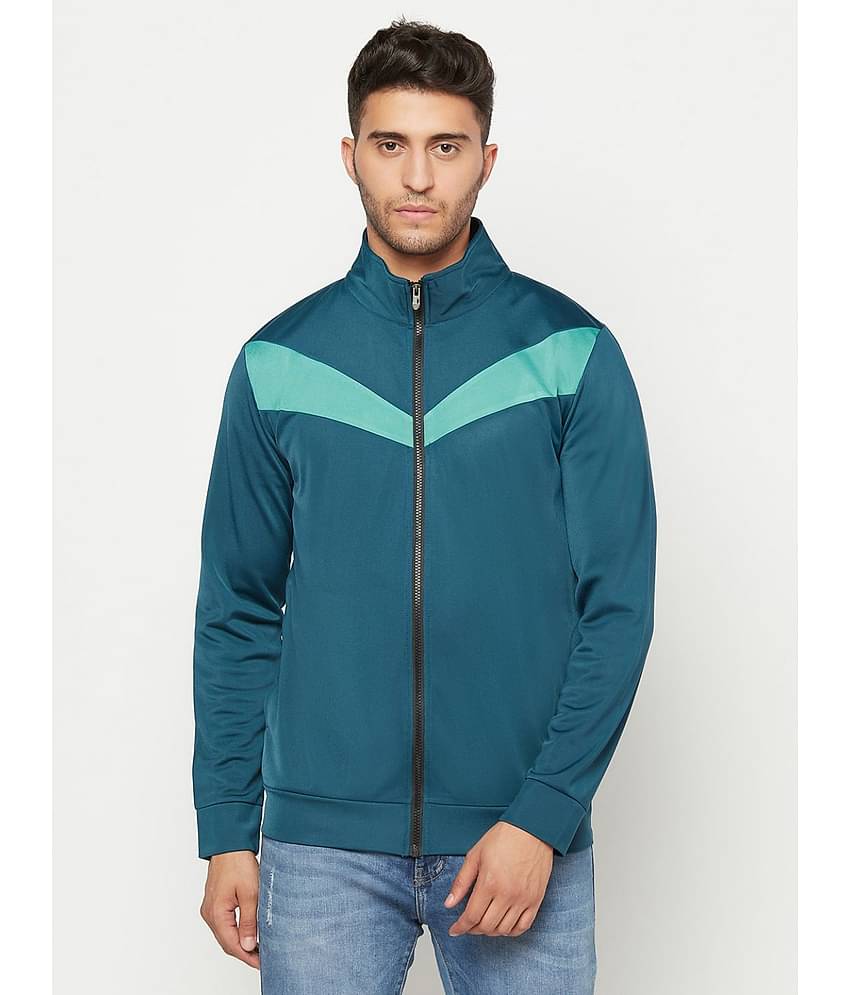 Glito - Teal Polyester Blend Relaxed Fit Men's Casual Jacket ( Pack of 1 )
