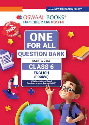 OSWAAL CBSE ONE FOR ALL QUESTION BANK ENGLISH POORVI CLASS 6 FOR 2026 EXAMS -OLOB6EN