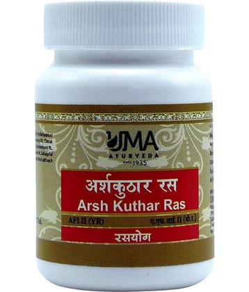 UMA AYURVEDA Arshkuthar Ras Tablet 80 no.s Pack Of 1