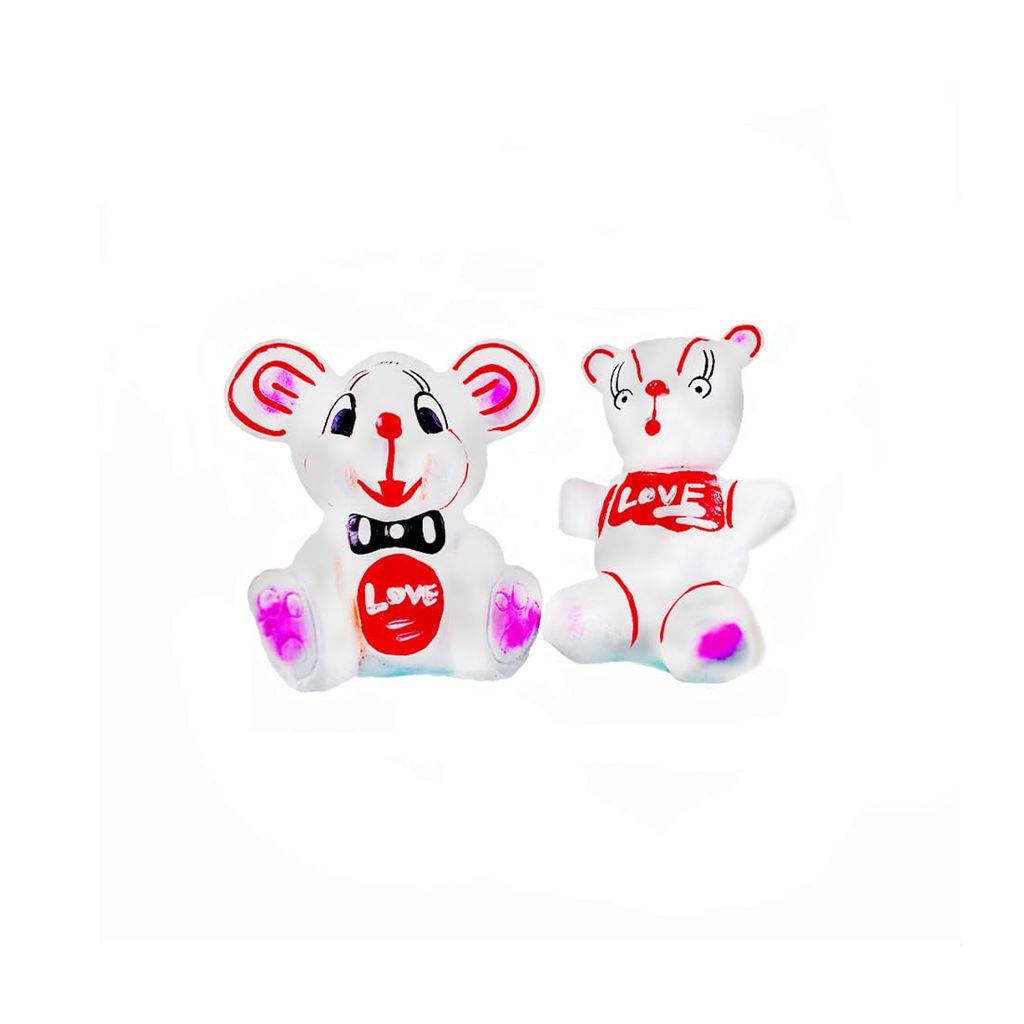 ATNAYAJ Handmade Teddy Bear Clay Modelling for Kids/Decoration/Gift Items (Pack of 2) - Pooja Needs | Buy online on ZillyBuy