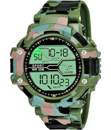 Redux - Green Resin Digital Men's Watch