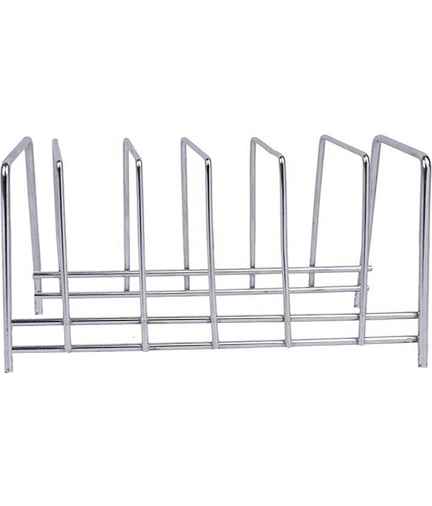 JISUN Silver Stainless Steel Dish Racks ( Pack of 1 )