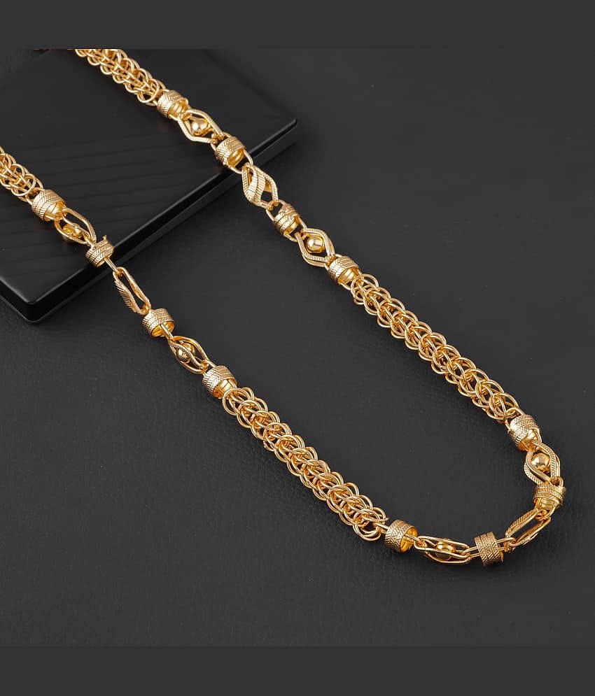 MGSV Gold Plated Brass Chain ( Pack of 1 )