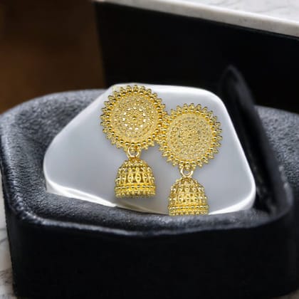 The Allure of Gold Jhumkas
