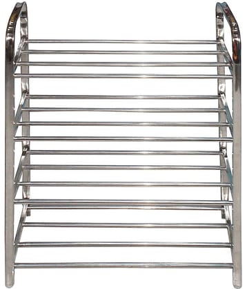 52dealz Stainless Steel 4 Tier Shoe Rack