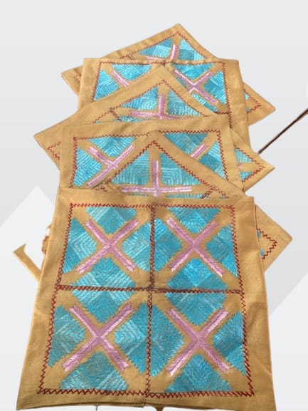 Hand Embroidered Sofa Cushion Cover