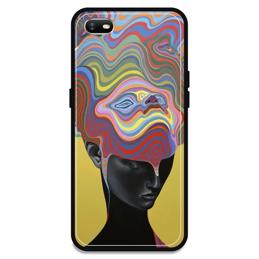 Explosion - Glossy Metal Silicone Case For Oppo Models-Oppo A1K