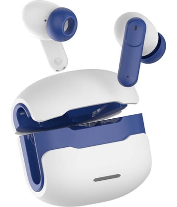 VERONIC AIRBUDS 311 GAMING Bluetooth True Wireless (TWS) In Ear 35 Hours Playback Powerfull bass,Fast charging IPX4(Splash & Sweat Proof) Blue