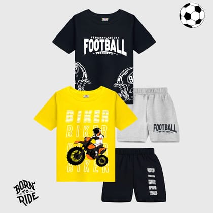 KUCHIPOO BOYS HALF SLEEVES T-SHIRTS AND SHORTS SET-18-24 months