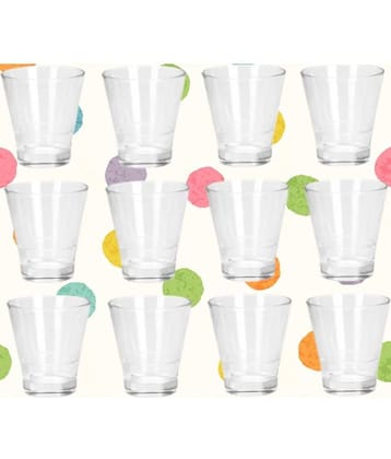 Somil Drinking Glass Glass Glasses Set 150 ml ( Pack of 12 )
