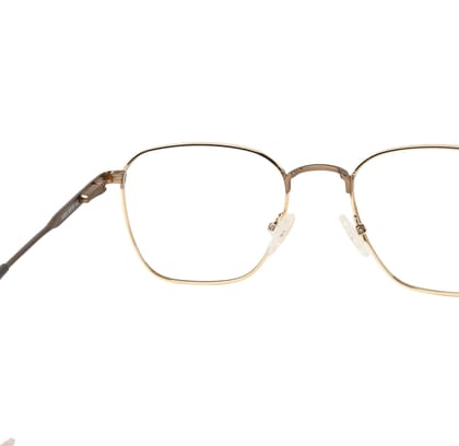 TERRY & CO | Zero Power Blue Cut Eyeglasses | Metal Frame | Medium Size | Anti-Reflective, UV Protection, Lightweight | Spring Hinges | Unisex