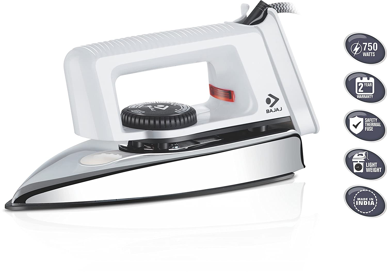 Bajaj Popular Dry Iron 750W