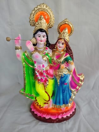 Terracotta Radha Krishna Doll