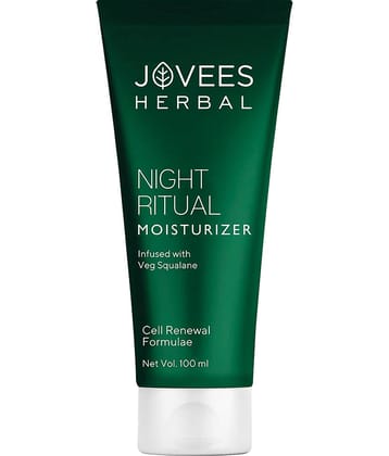 Jovees Herbal Night Ritual Moisturizer For Skin Renewal All Skin Types 100ml (Pack of 1)