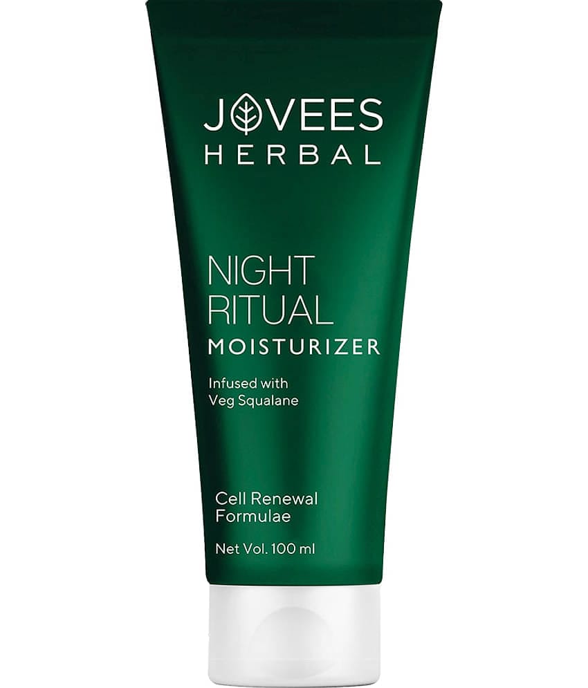 Jovees Herbal Night Ritual Moisturizer For Skin Renewal All Skin Types 100ml (Pack of 1)