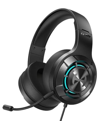 Edifier G30 II Wired Gaming Headset, 7.1 Virtual Surround Sound Gaming Headphones with Detachable Noise Cancelling Microphone- Black