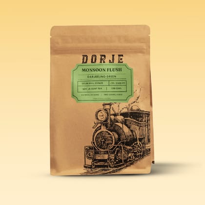 Monsoon Flush - Green Tea-100 GM / 40 CUPS / One Time Purchase