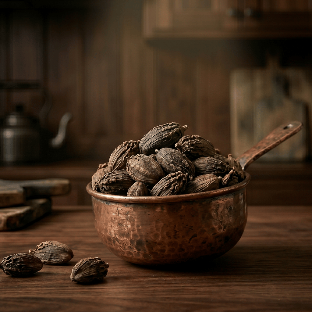 ODM Masala Black Cardamom (Badi Elaichi) - Whole Smoky Pods