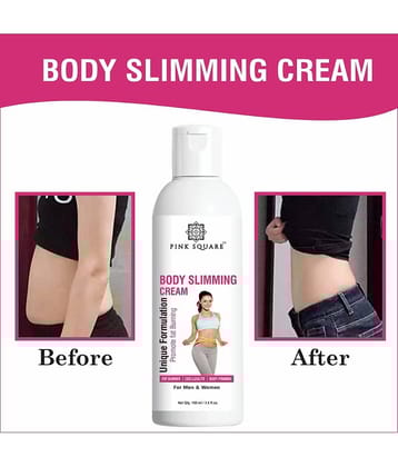 pink square Fat Burn Cream Fat Loss Body Lotion Shaping & Firming Cream 100 mL