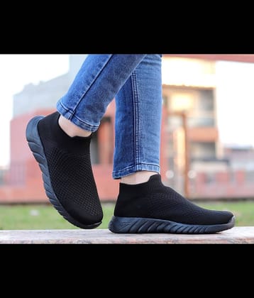 Aadi Charcoal Men's Slip-on Shoes