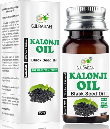 GULBADAN Premium Cold Pressed Kalonji Oil 35 ml