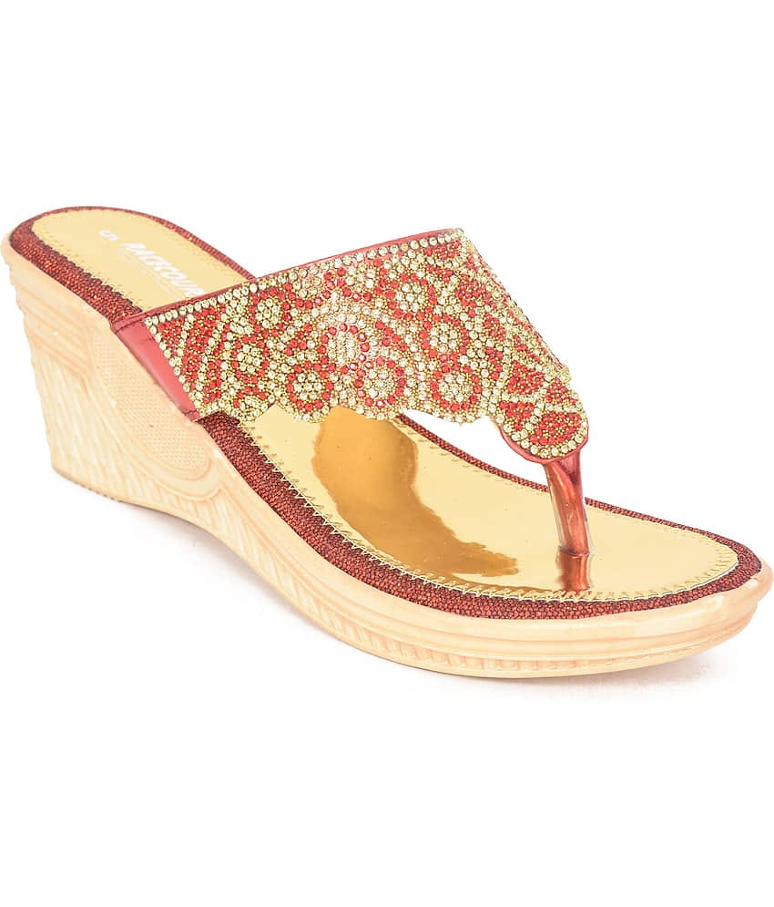 Racecourse - Red Women's Slip On Heels