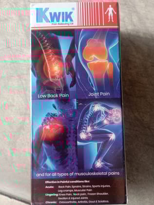 Kwik pain relieving oil