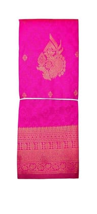 Women's cotton Pattu Sarees With Blouse Women's cotton Pattu Sarees With Blouse