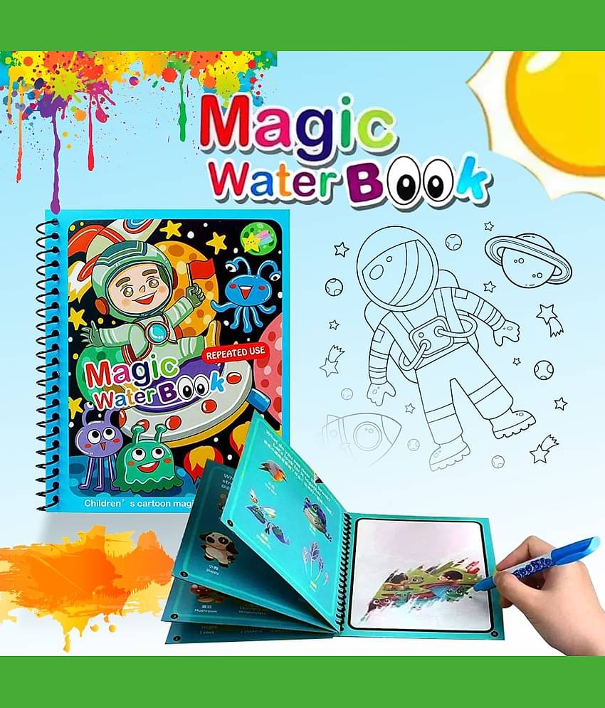 Magic Water Coloring Book