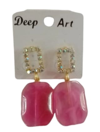 SAI PRIYA LADIES EMPORIUM Elegant Gold Plated Drop Earrings