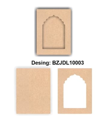 Brand Zero Plain MDF Diy Jharokha Bases Double Layer - Design BZJDL10003 - Select Your Preference Of Size & Thickness Brand Zero Plain MDF Diy Jharokha Bases Double Layer - Design BZJDL10003 - Select Your Preference Of Size & Thickness