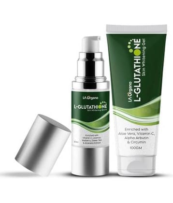 LA ORGANO L-Glutathione Serum, Gel Facial Kit g Pack of 2