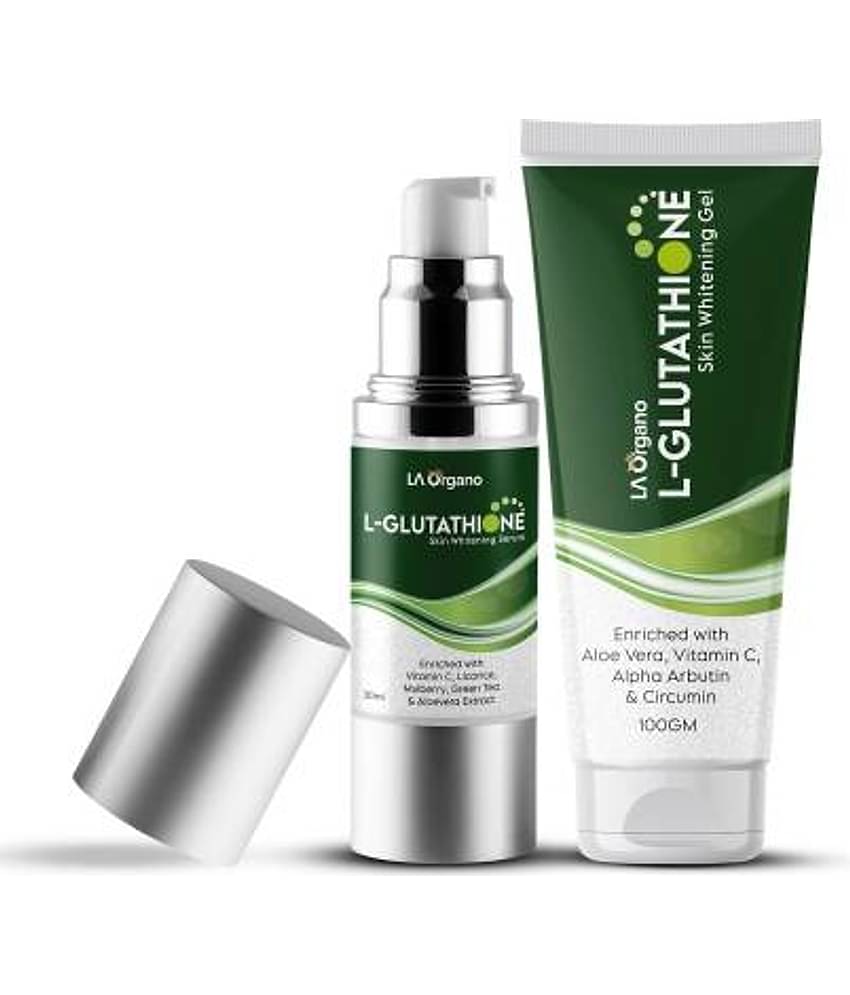 LA ORGANO L-Glutathione Serum, Gel Facial Kit g Pack of 2