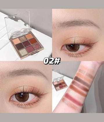 GEGE BEAR Orange Pressed Powder Eye Palette 50