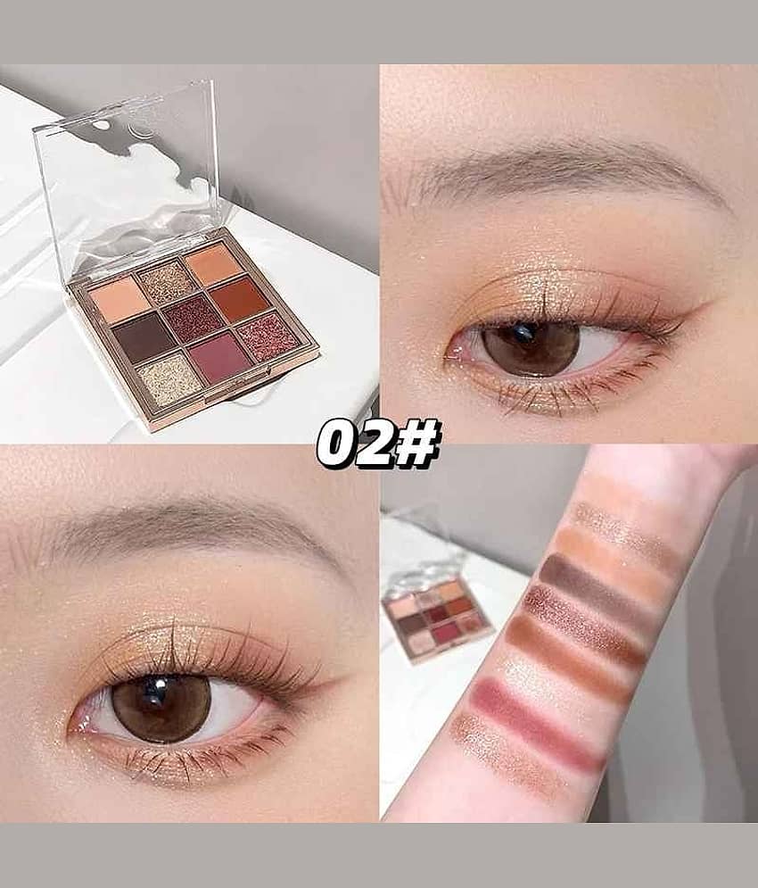 GEGE BEAR Orange Pressed Powder Eye Palette 50