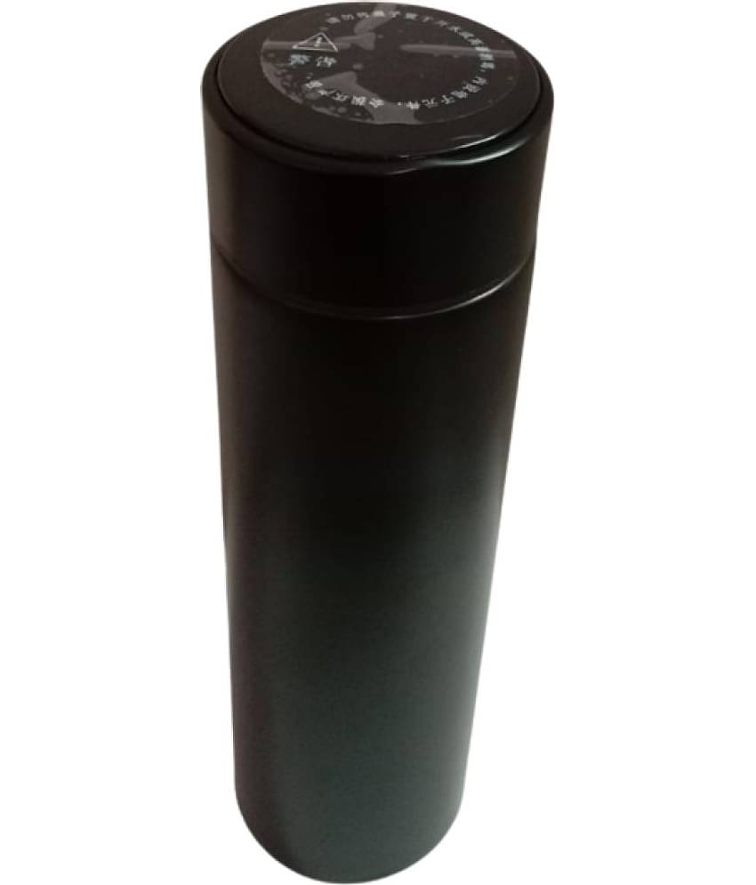 YESKART - Black Water Bottle 500 mL ( Set of 1 )