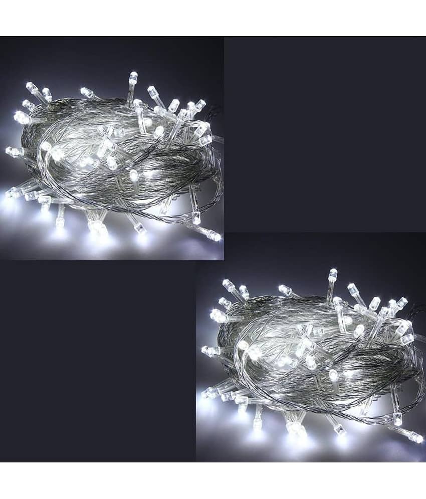 CHARKEE White 15M String Light ( Pack of 2 )